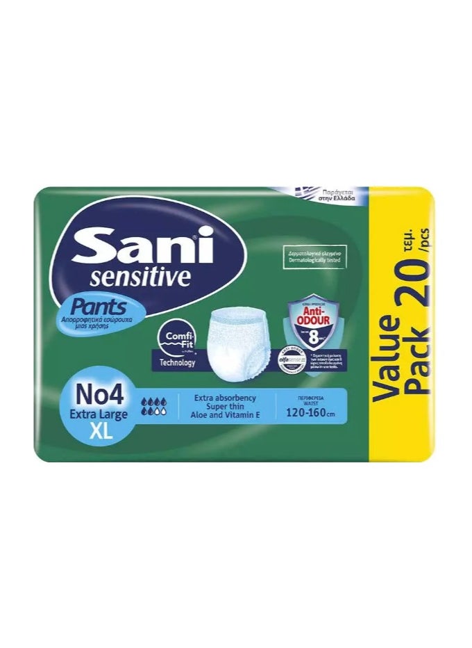 Sani Sensitive Sani Diaper / X Large 20 pieces 