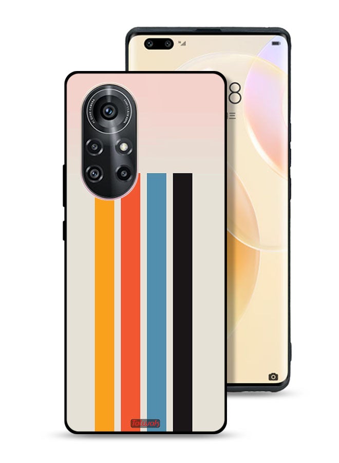 Tolwak Huawei nova 8 Pro 4G Protective Case Cover Straight Lines Pattern - Image 1