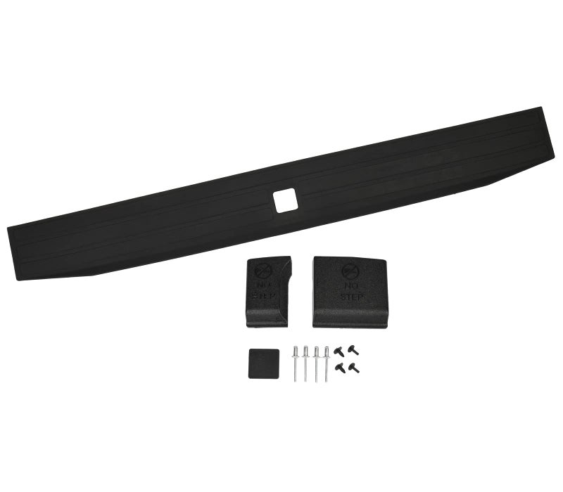 OKPARZ Compatible for Tailgate Molding Cap Cover Flexible Flex Center Step Pad Trim wRelease Button Ford F250 F350 F450 20172022 HC3Z9940602A