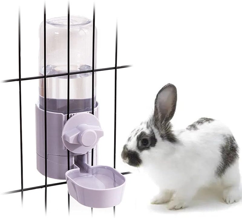 Oncpcare 17oz Rabbit Water Bottle, Pet Cage Suspended Water Dispenser, Hanging Automatic Small Pet Water Bowl for Bunny Cat Ferret - Image 1