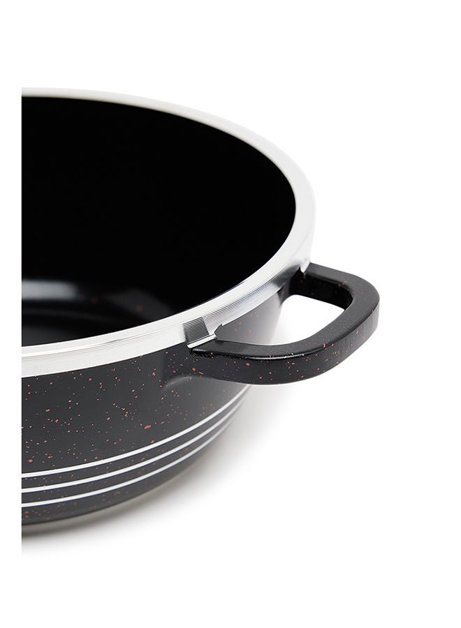 DESSINI Non-Stick Casserole Pot Black/Clear 20cm - Image 4