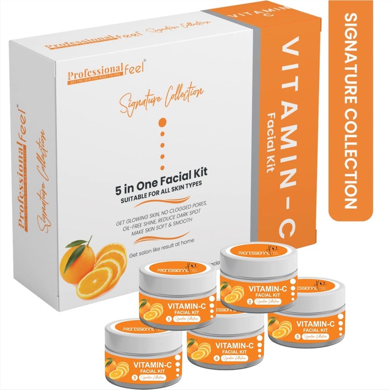 Professional Feel Tropical Vitamin C Facial Kit for Women Men Signature Collection - Image 1