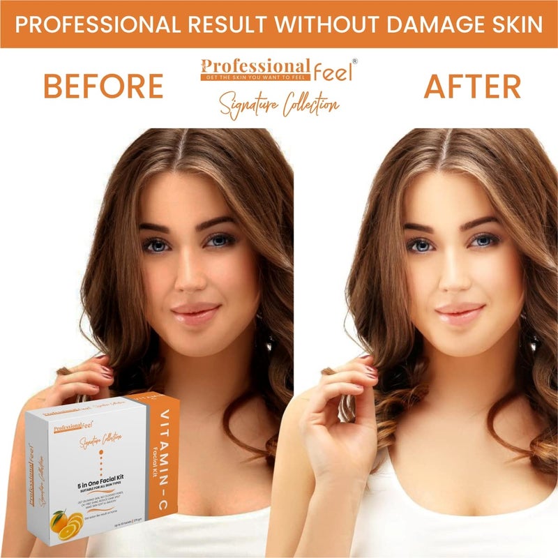 Professional Feel Tropical Vitamin C Facial Kit for Women Men Signature Collection - Image 2