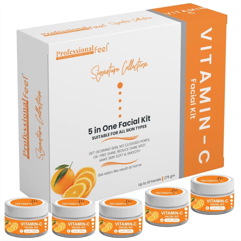 Professional Feel Tropical Vitamin C Facial Kit for Women Men Signature Collection - Image 5