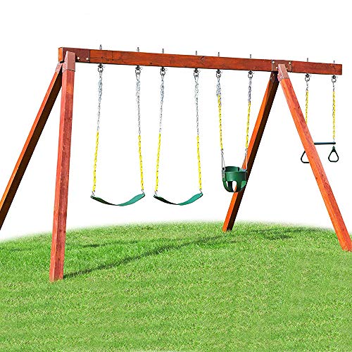 Dolibest Set of 2 Permanent Antirust Stainless Steel 304 Heavy Duty Swing Hangers, 1800LB Capacity, Wood and Steel Beam Yoga Hammock Chair Punching Bag Porch Swing Sets,180° Swing, 7.67‘’ - Image 3