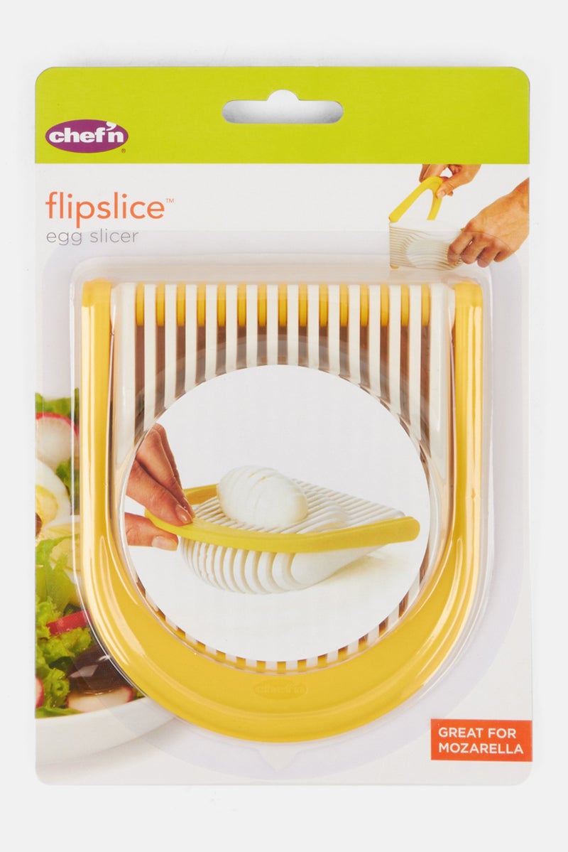 Chef'n Flipslice Egg Slicer Yellow/White - Image 1