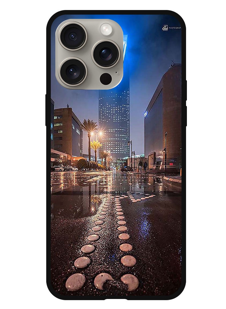 Theodor Protective Case Anti Scratch Shock Proof Bumper Cover For iPhone 15 Pro Kingdom Tower - Image 1