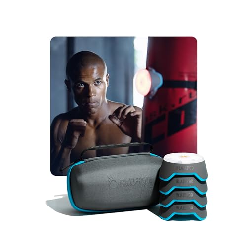 BlazePod Reaction Training Platform for Boxing & All Combat Sports. Attack, Defend and Navigate The Ring, Mat and Octagon Better Than Ever to Win Every Fight (4 Pods) - Image 1