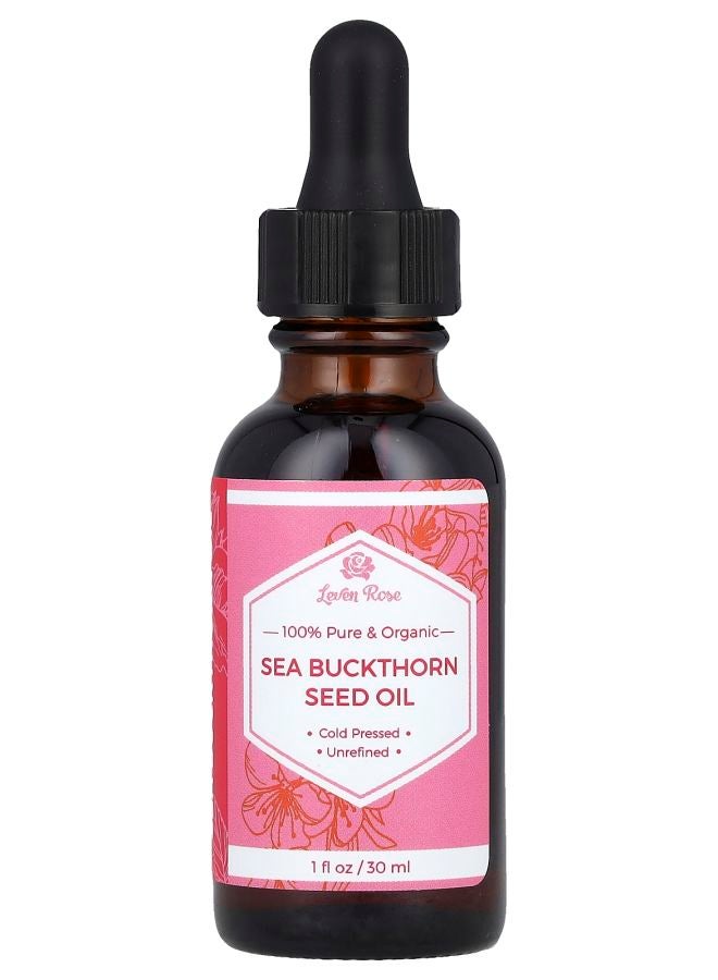 100% Pure & Organic Sea Buckthorn Seed Oil 1 fl oz (30 ml)