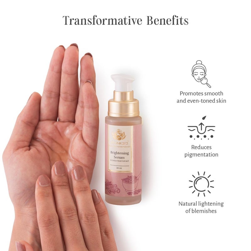 Shankara Brightening Face Serum With Mead Owsweet and Lemongrass For TriDosha All Skin Type  30 ml - Image 3
