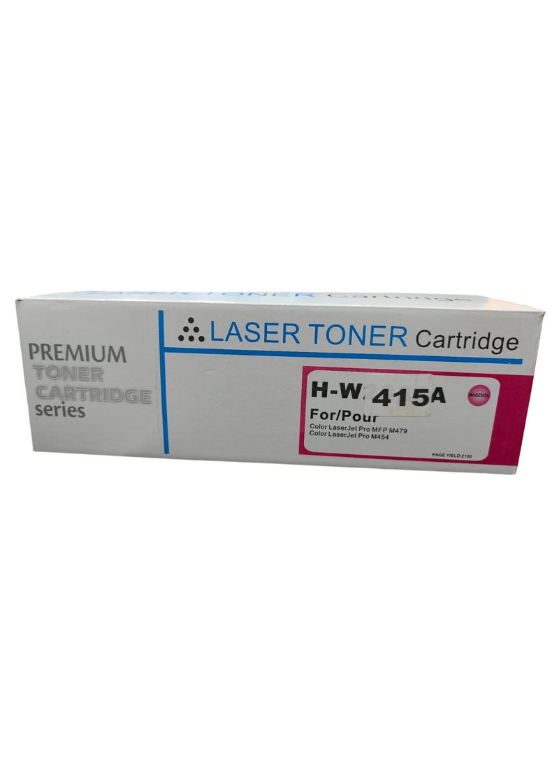 Toner Cartridge Toner Cartridge 415A 415X W2030A W2030X Color LaserJet Pro MFP M479fdw M454dw M479fdn M479dw M479fnw M479 M454dn M454 (Magenta)  - Image 2