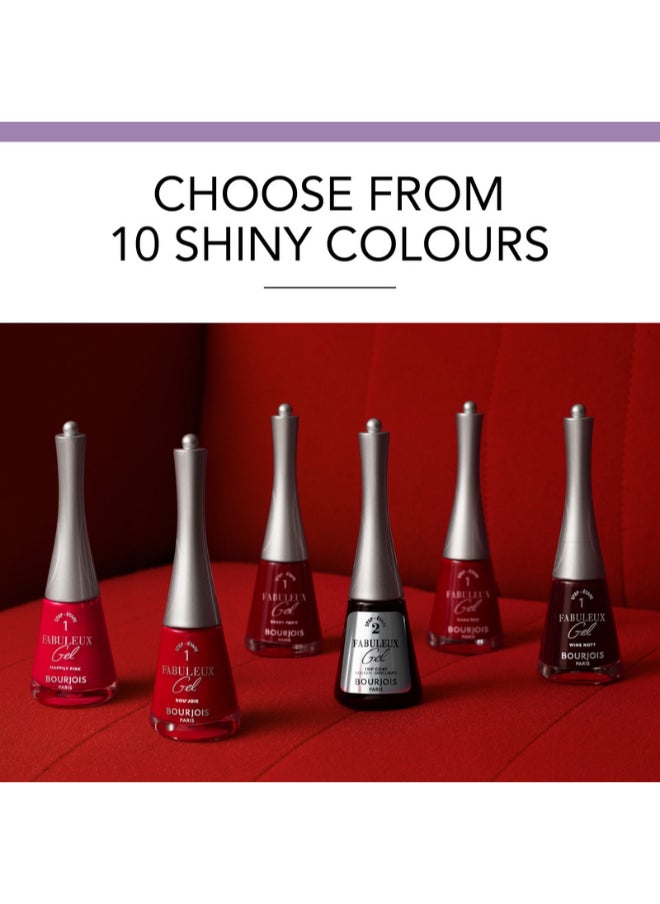 BOURJOIS PARIS - Fabuleux Gel Nail Polish - 315 - Caba’Red - Image 1