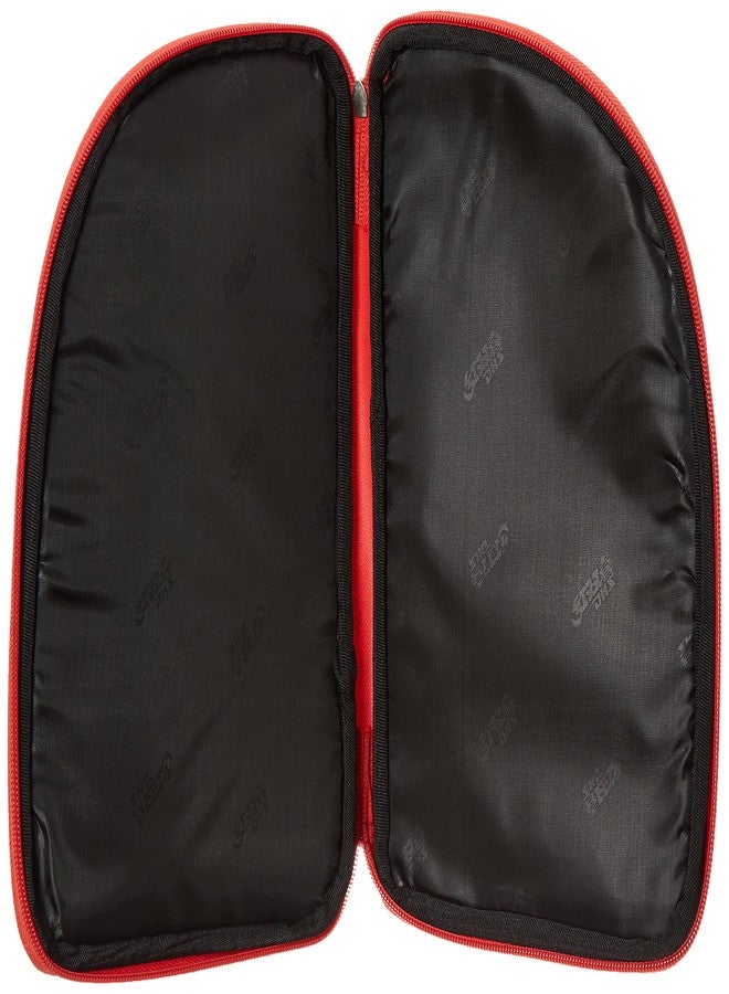 دي إتش أس مضرب تنس خشبي DHS A1003 مع كرة تنس 40 مم، 3 نجوم برتقالي (علبة من 72 قطعة) وغطاء مضرب تنس خشبي RC103 أحمر - Image 5