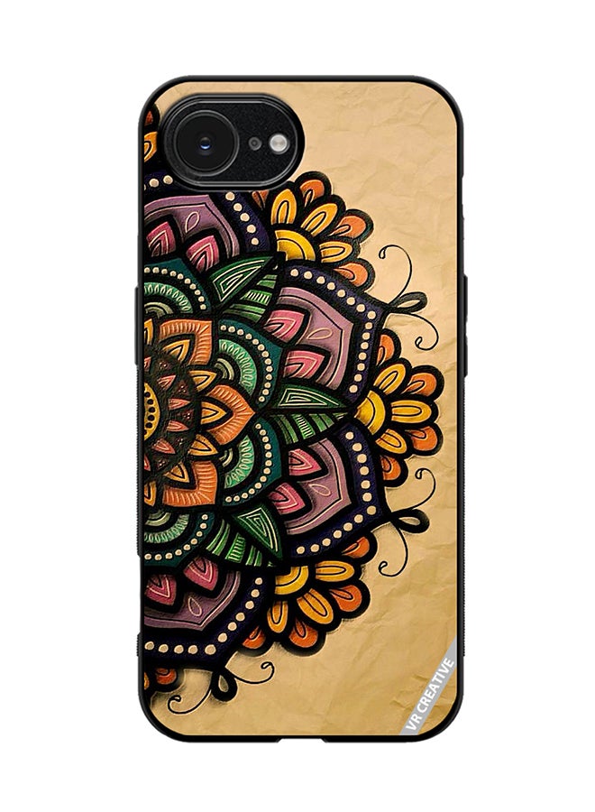 Protective Case Cover For Apple iPhone 16e Mandala Design Multicolour