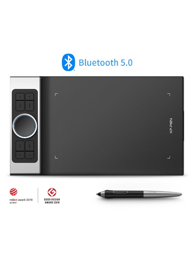 XP-PEN Deco Pro MW Bluetooth Drawing Tablets 11 Inches Wireless Drawing Tablets 8 Customizable ExpressKeys Art Tablet with 2 Dial Wheels Pen Tablet for Drawing, Painting and Remote Learning - Image 1