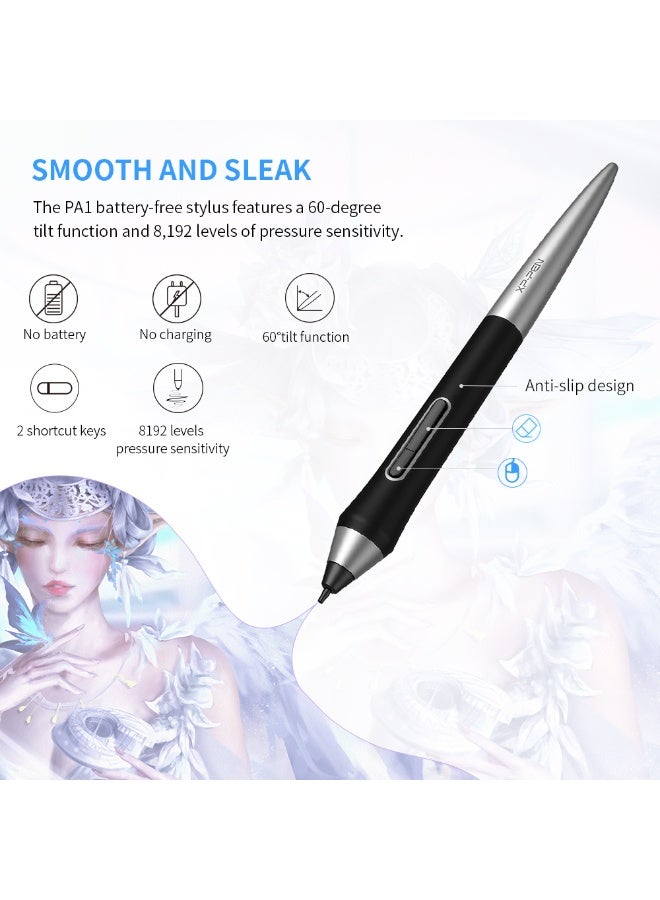 XP-PEN Deco Pro MW Bluetooth Drawing Tablets 11 Inches Wireless Drawing Tablets 8 Customizable ExpressKeys Art Tablet with 2 Dial Wheels Pen Tablet for Drawing, Painting and Remote Learning - Image 2