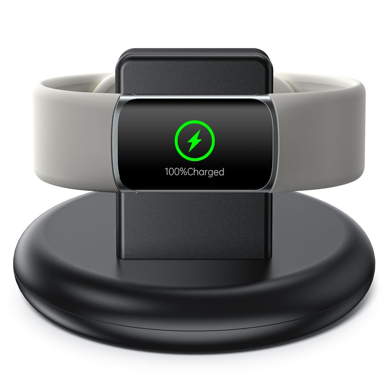 AK Charger for Fitbit Charge 6 / Charge 5 / Luxe, Anti-Slip Charging Stand Dock with USB Fast Charger Cable Cord,4.4ft/135cm - Image 1