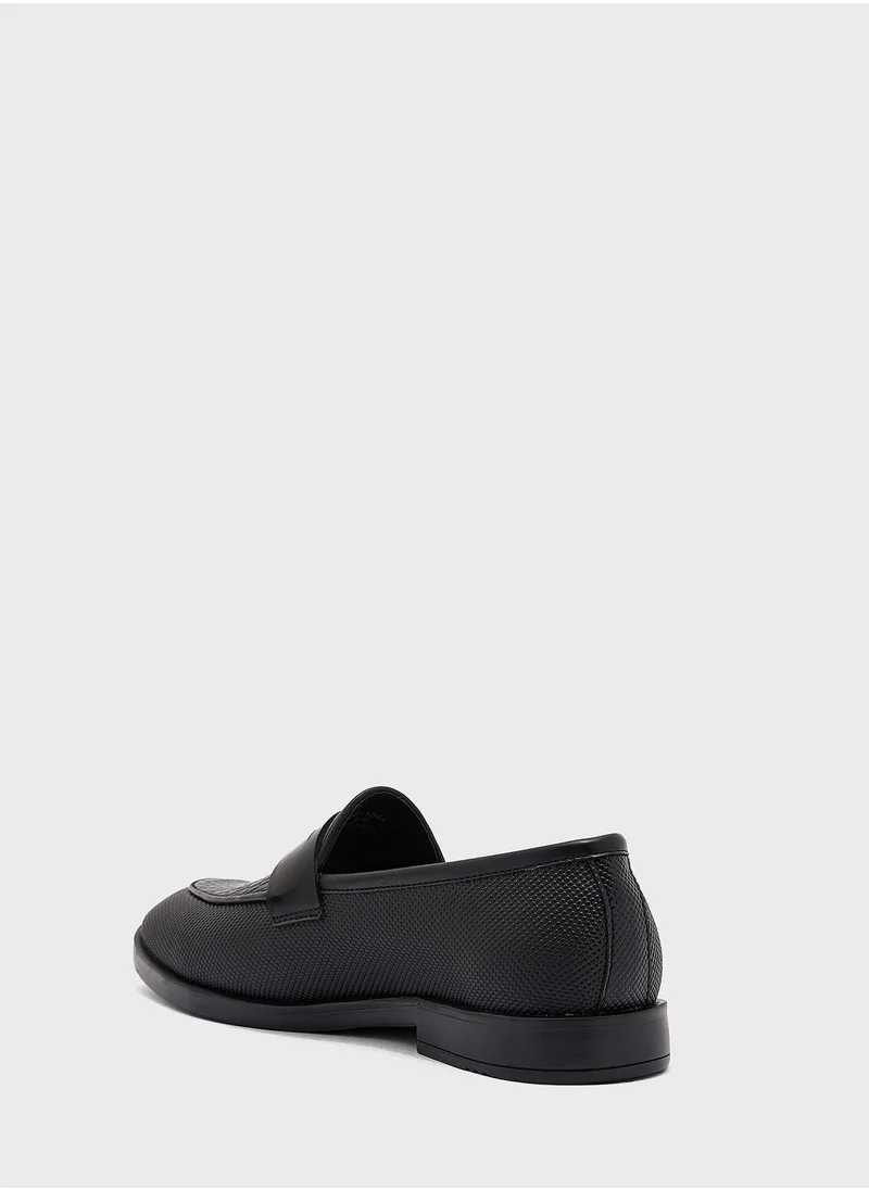 Robert Wood Faux Leather Formal Slip Ons