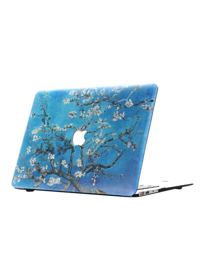 نيبمينينت غطاء حماية صلب مغلف بالمطاط لجهاز أبل ماك بوك برو مقاس 13 بوصة (2016 و2017) أزرق