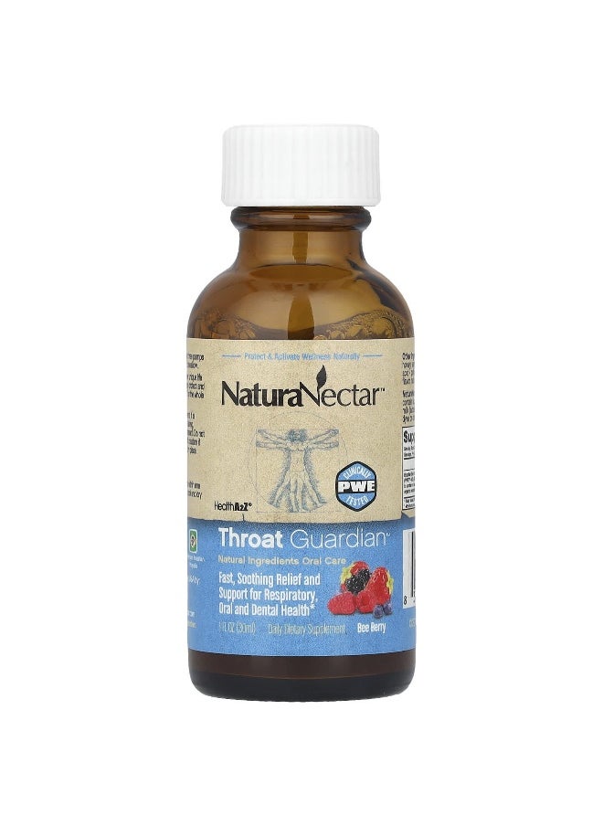 NaturaNectar NaturaNectar, Throat Guardian™ Spray, Bee Berry, 5 mg, 1 fl oz (30 ml)  - Image 3