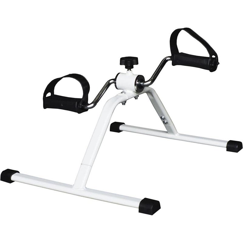 TIMA Pedal Exerciser Portable Mini Bike Non Skid Cycle Aid with Adjustable Footstraps Resistance Ab Care King Toner - Image 1
