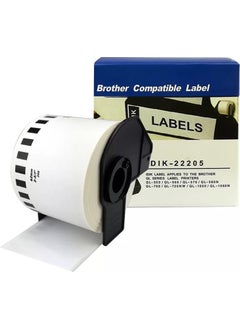 Goink Brother QL-1060N DK-22205 62MM Continuous Form Thermal Label, 30 Meters (Equivalent)  - Image 3