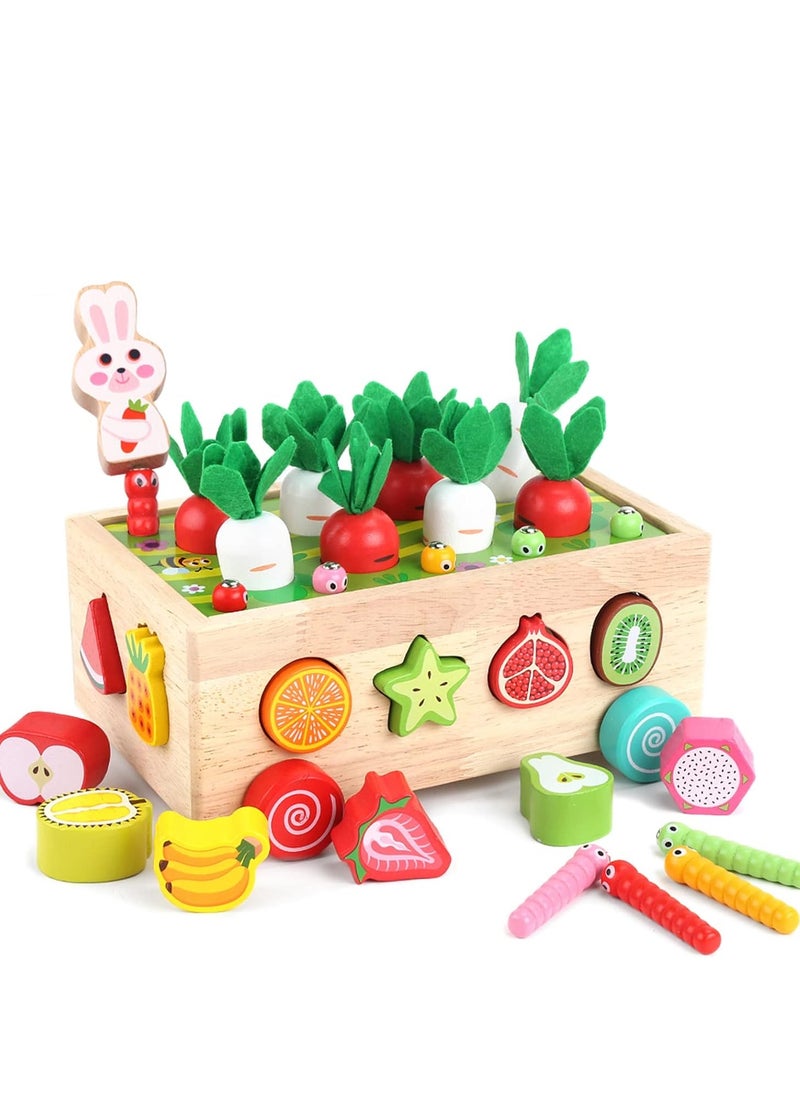 Generic - Montessori Wooden Educational Toys for Boys Girls, Shape Sorting Size Matching Toys Gifts for Kids, Wood Preschool Learning Fine Motor Skills Game - Image 1
