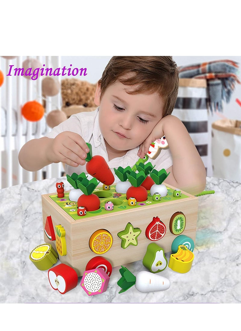Generic - Montessori Wooden Educational Toys for Boys Girls, Shape Sorting Size Matching Toys Gifts for Kids, Wood Preschool Learning Fine Motor Skills Game - Image 1