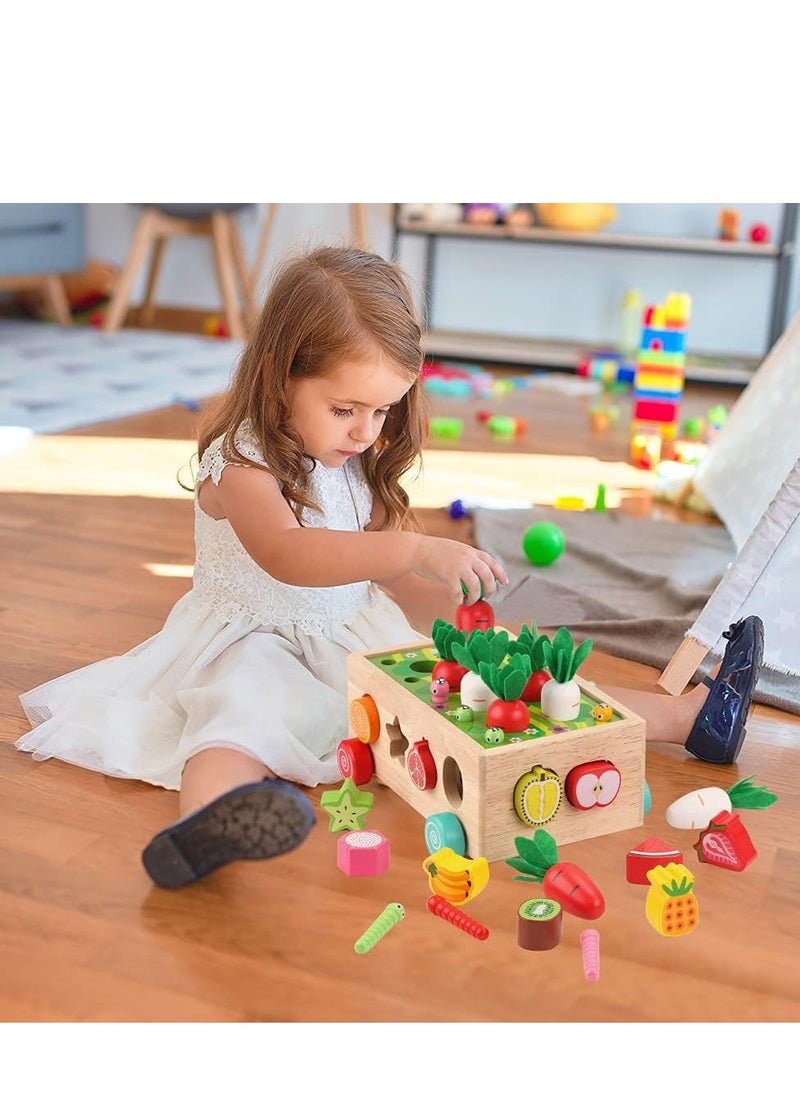 Generic - Montessori Wooden Educational Toys for Boys Girls, Shape Sorting Size Matching Toys Gifts for Kids, Wood Preschool Learning Fine Motor Skills Game - Image 1