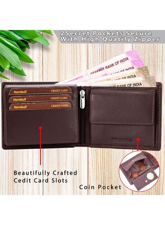 HORNBULL Mens Combo Wallet and Black Belt | Gift Combo for Mens |Gift Hamper Set for MenMULM - Image 3