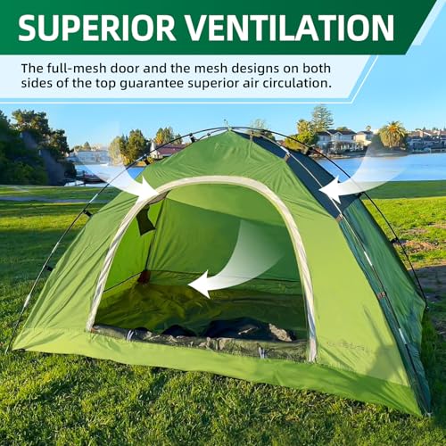 Clostnature Camping Tent for 2 Person, 4 Person, 6 Person - Waterproof Two Person Tents for Camping, Small Easy Up Tent for Family, Outdoor, Kids, Scouts in All Weather and All Season by Clostnature - Image 3