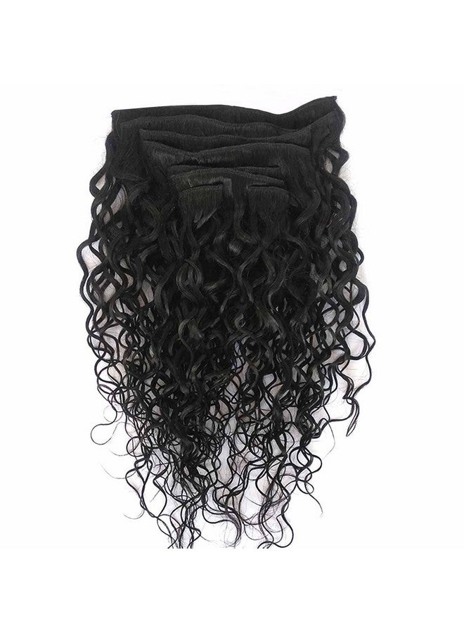Doren Deep Curly Clip In Human Hair Extensions For Women 8Pcs 20Clips 120G 8A Virgin Remy Brazilian Wavy Curly Hair Natural Color 16 Inches - Image 2