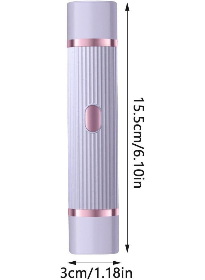 Generic SAFENHAND Bikini Trimmer Electric Hair Removal for Women 2 in 1 Rechargeable Lady Shaver Pubic Hair Groomer Body Razor Painless IPX7 Waterproof (Pink) - Image 4