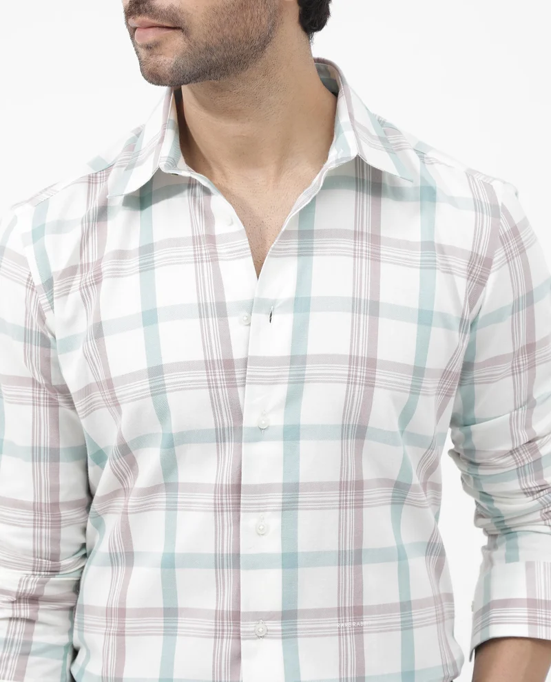Rare Rabbit Men's Cotton Check Shirt