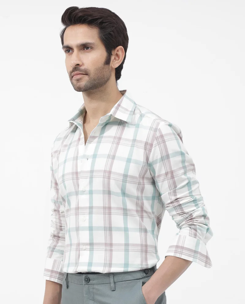 Rare Rabbit Men's Cotton Check Shirt