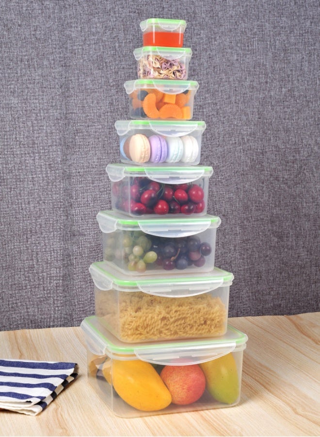Noon East 8-Piece Food Storage Container Set – Multi-Size Airtight Containers for Kitchen - Image 1