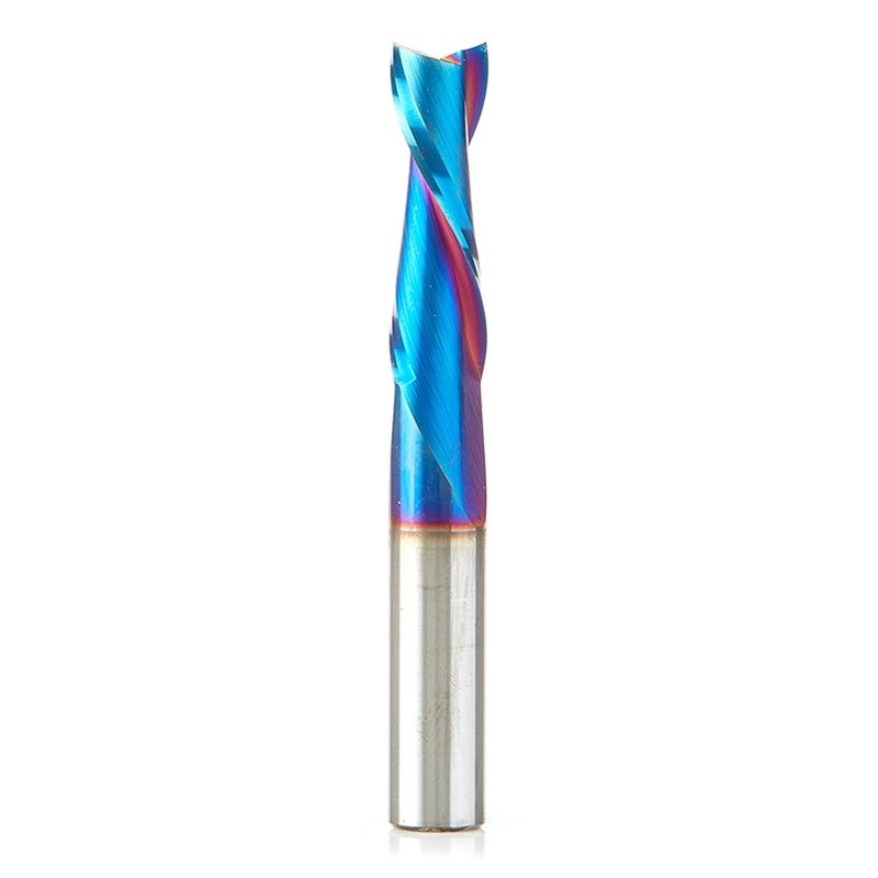 Amana Tool Solid Carbide Spektra Extreme Tool Life Spiral Plunge Router Bit Down-Cut, 46420-K, 3/8 Dia x 1-1/4 CH x 3/8 Shank 3 Inch L