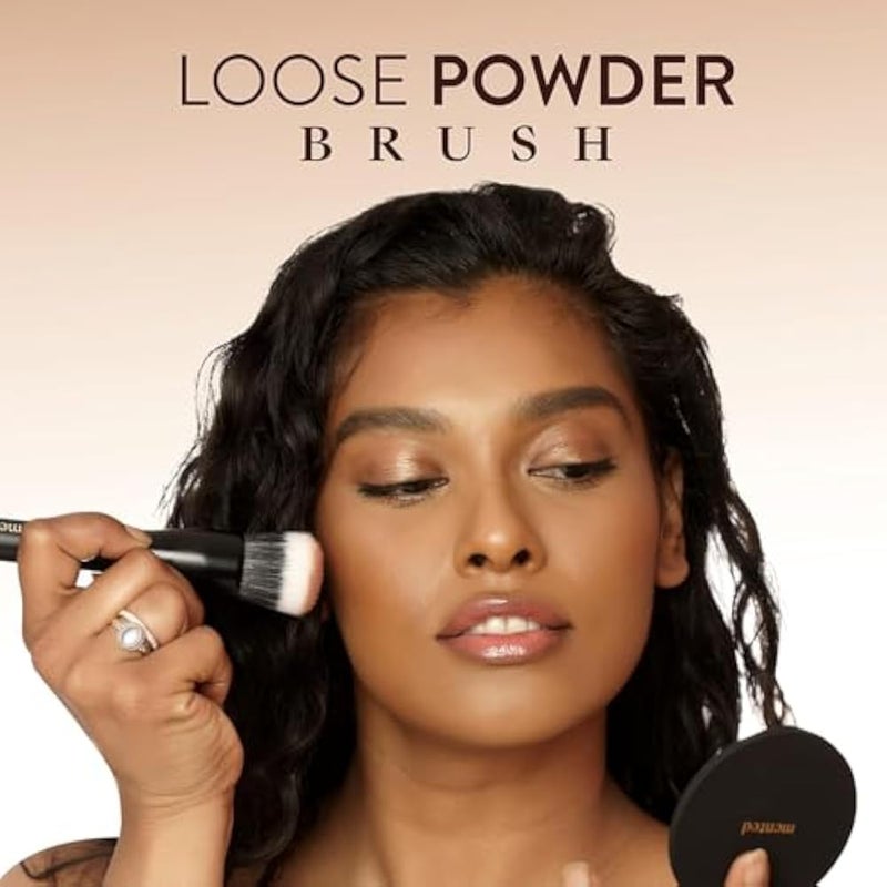 Cosmetics Loose Powder Brush - Synthetic Powder Foundation Brush for Blush & Foundation Makeup Blending - Cruelty Free - Image 5
