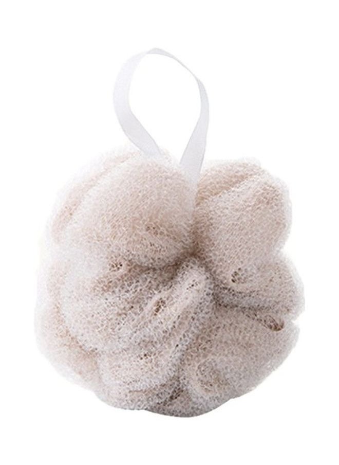 Generic Double Net Bathing Loofah Khaki 11.5x11.5cm  - Image 1