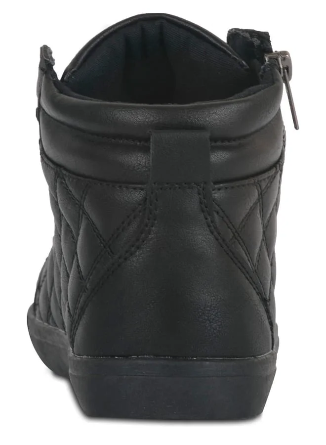 MISSY Women Quilted Lace-up High Tops