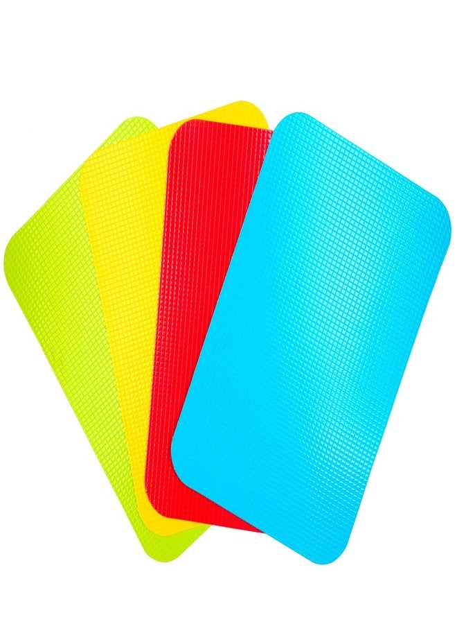 Carrollar Small Flexible Plastic Cutting Board Mats, Cutting Boards Mats With Food Icons, Gripped Back and Dishwasher Safe, Set of 4 (7.5x11.4inch) - Image 4