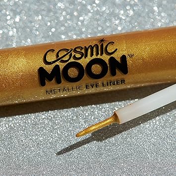 Cosmic Moon Metallic Eyeliner Cosmic Moon Make up Eye Liner Pearl Shimmer Eye Shadow Set of 6 - Image 5