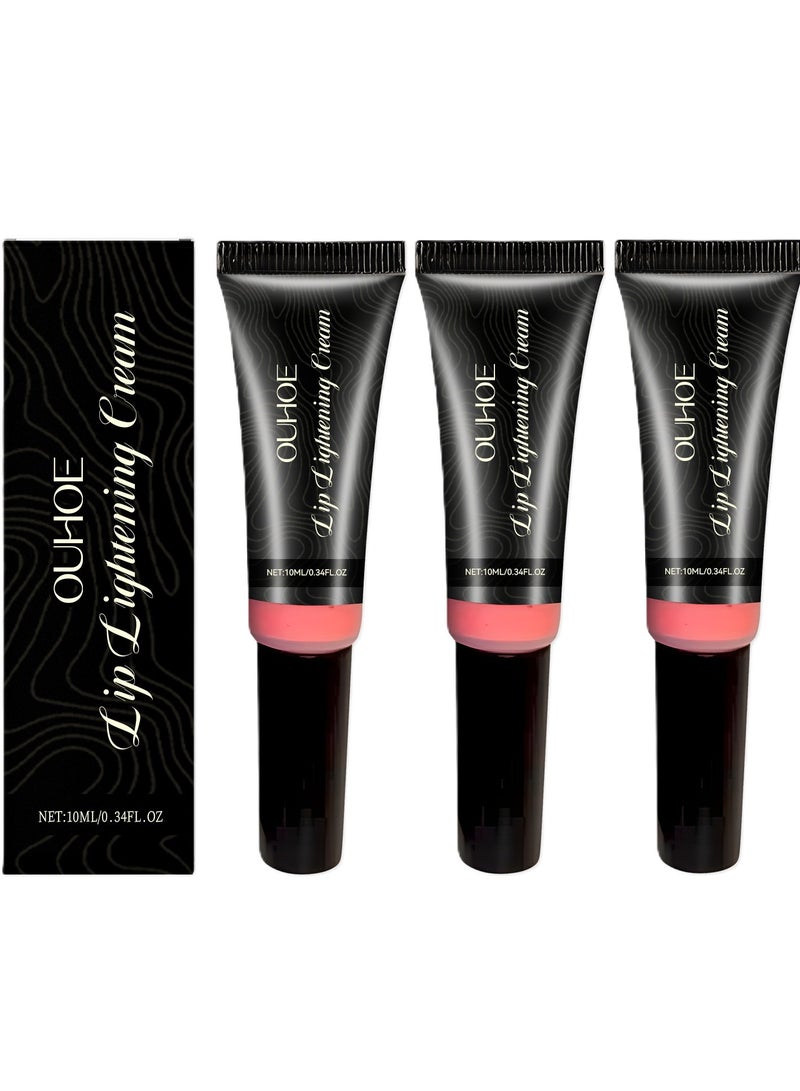 OUHOE Lip Lightening Balm for Dark Lips, Lip Hyperpigmentation Treatment, Brightening Lip Balm for Smokers and Non-Smokers, Repair Reduce Lips Lines, Softening Lip Care, Moisturizing and Nourishing (3) - Image 1