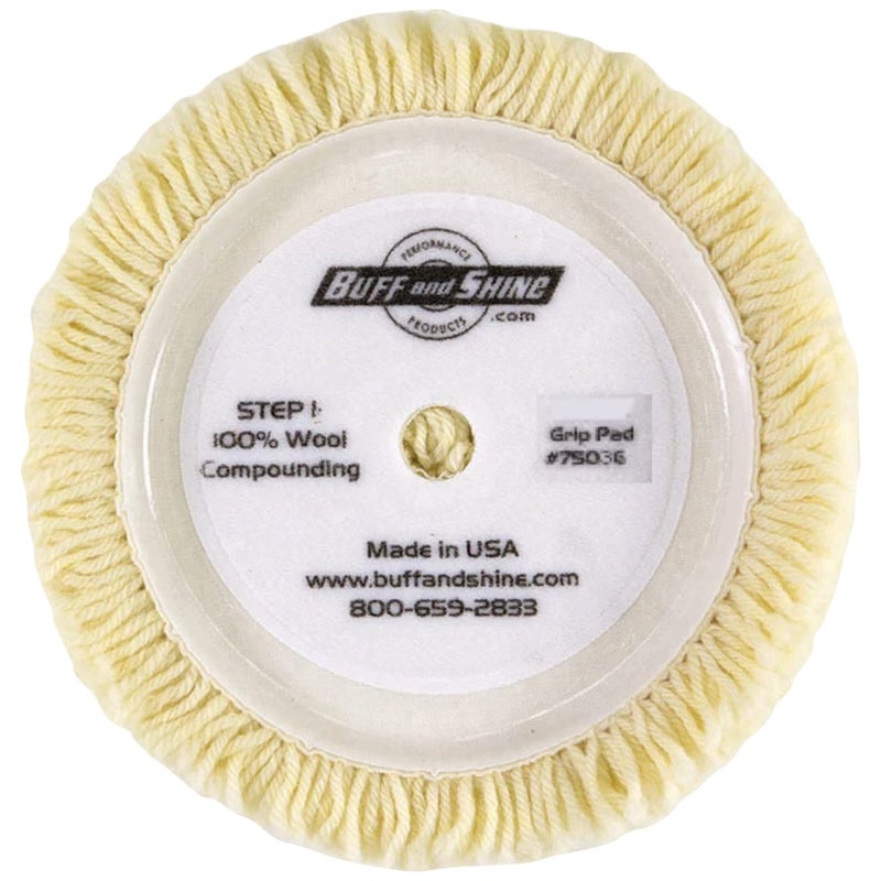 Buff and Shine BFS-7503G 7.5 in. Dia. X 1.5 in. Grip Buffing Pad - Image 2
