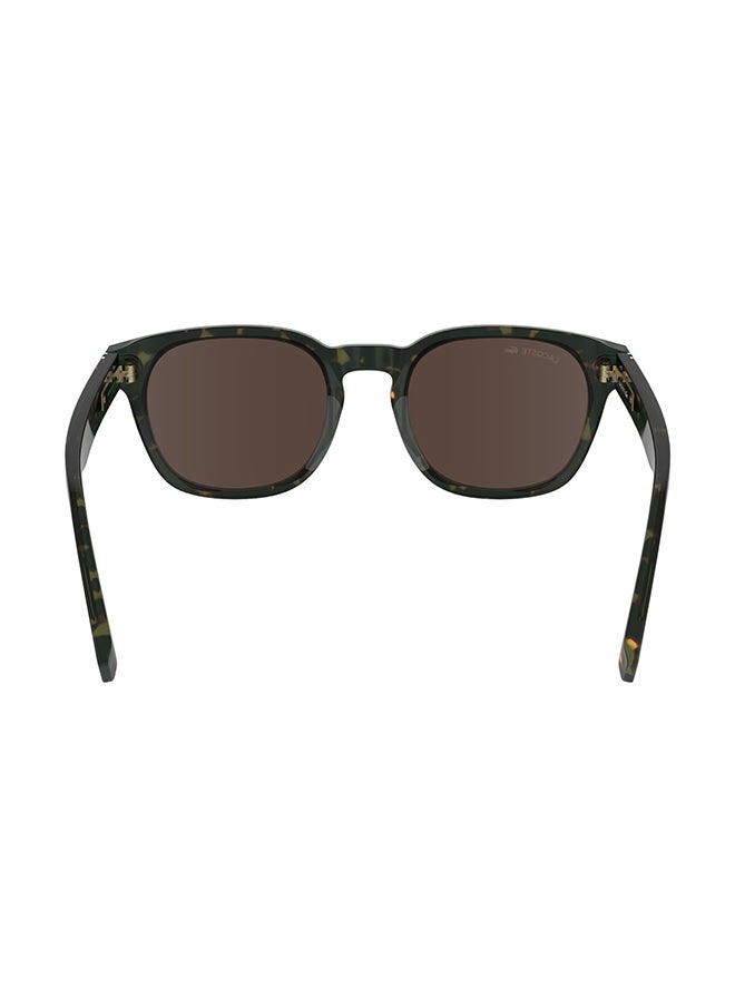 LACOSTE - Unisex UV Protection Rectangular Sunglasses - L6015S-230-4922 - Lens Size: 49 Mm - Image 1