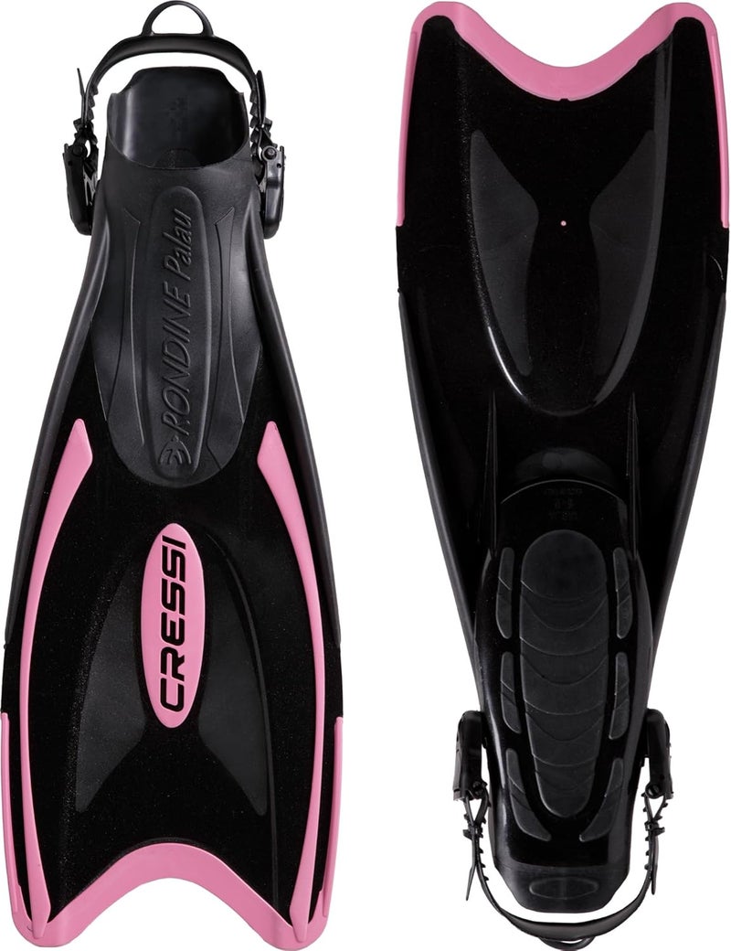 Cressi Palau Fins - Adjustable Long or Short Fins for Snorkelling and Swimming - Image 2