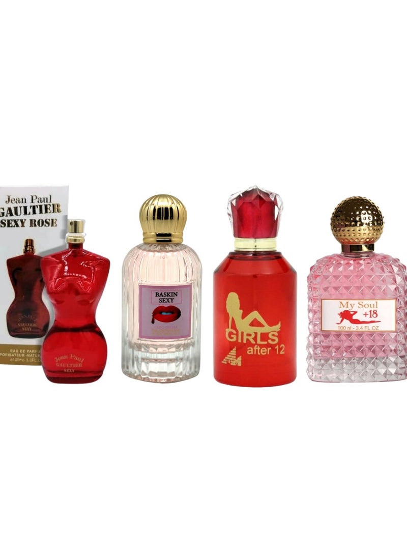 Love Pheromone Love Package Unisex Perfume Display 100ml each