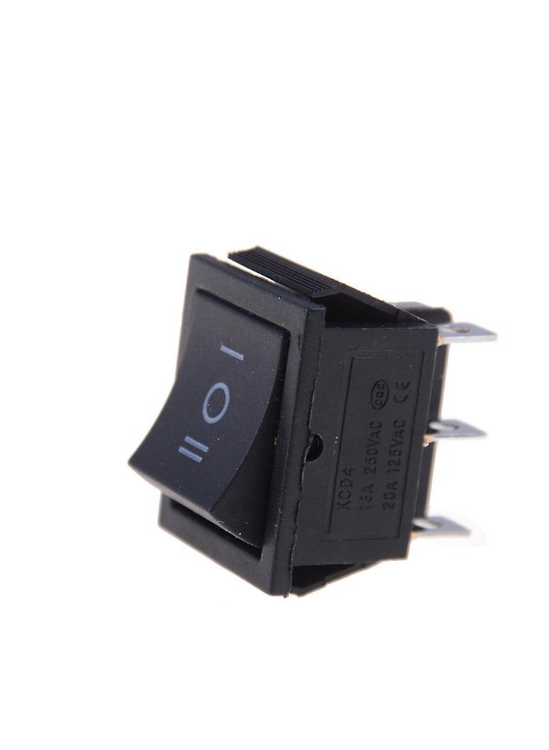 KNP KNP KCD4 16A 250VAC ON-OFF Switch is a robust and reliable switch designed for controlling electrical circuits with ease With its high current and voltage rating this switch is suitable for a range of applications from household electronics to industrial equipment.  - Image 2