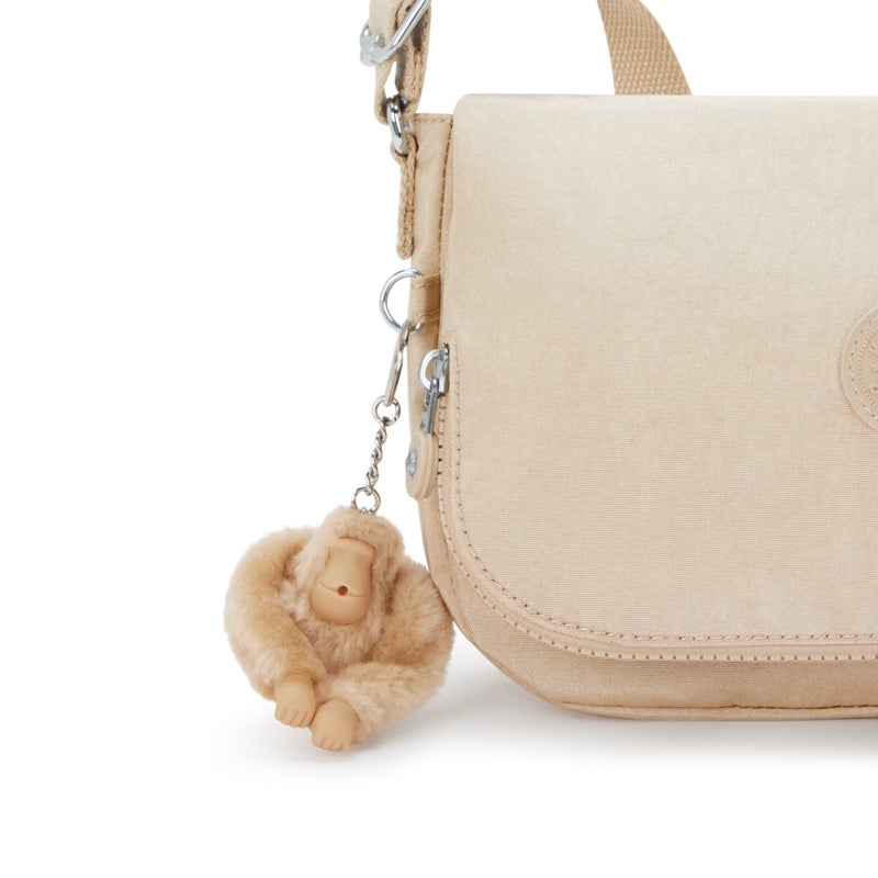 kipling Earthbeat S Sparkled Beige Small Crossbody - Image 5