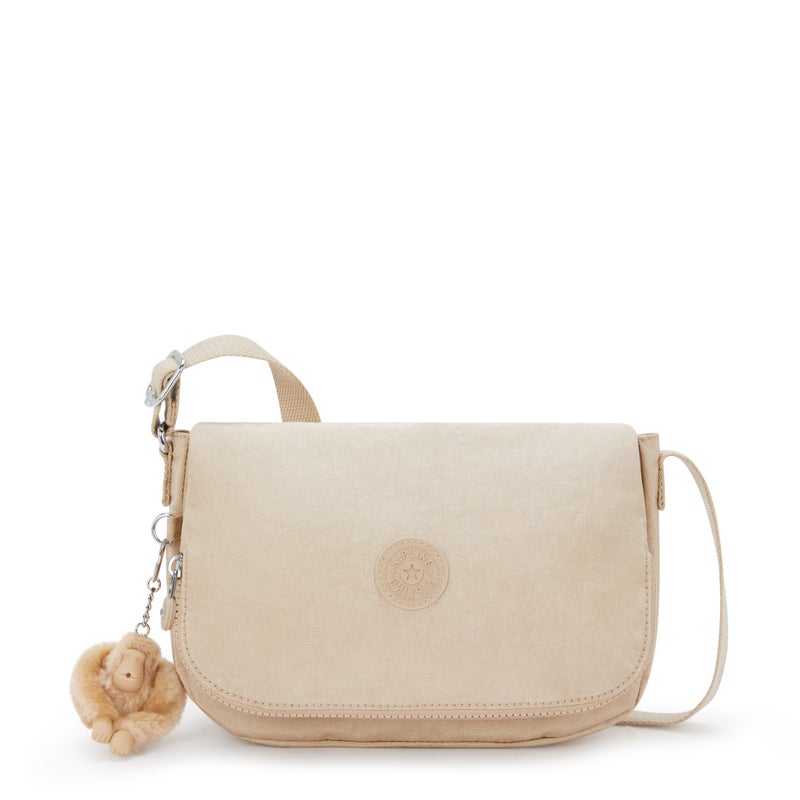 kipling Earthbeat S Sparkled Beige Small Crossbody - Image 1